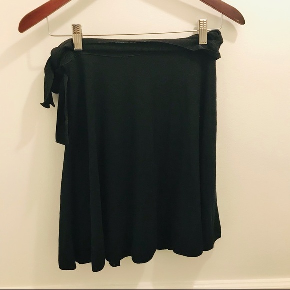 Emporio Armani Pleated Sash Skirt black 40 small - Picture 2 of 10